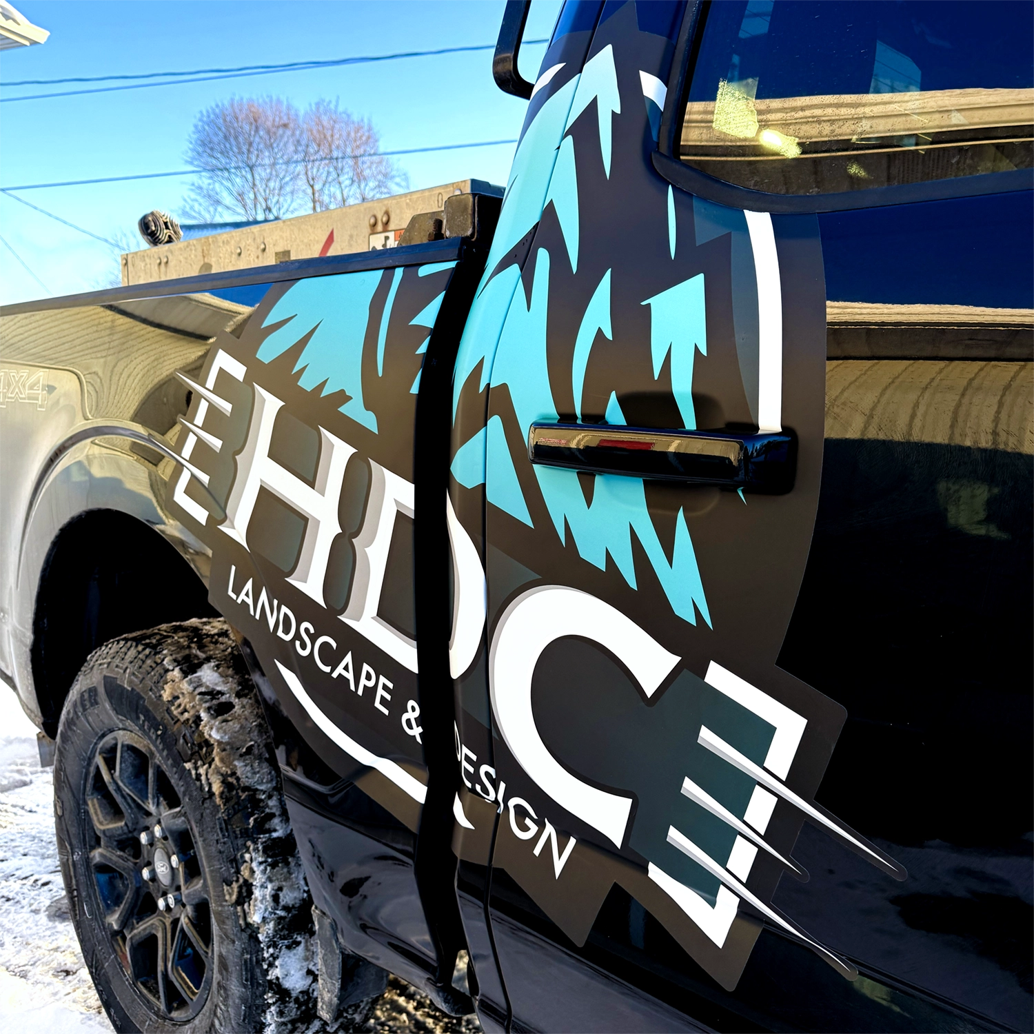 HDC Landscape Design Car Wrap | McBain Signs