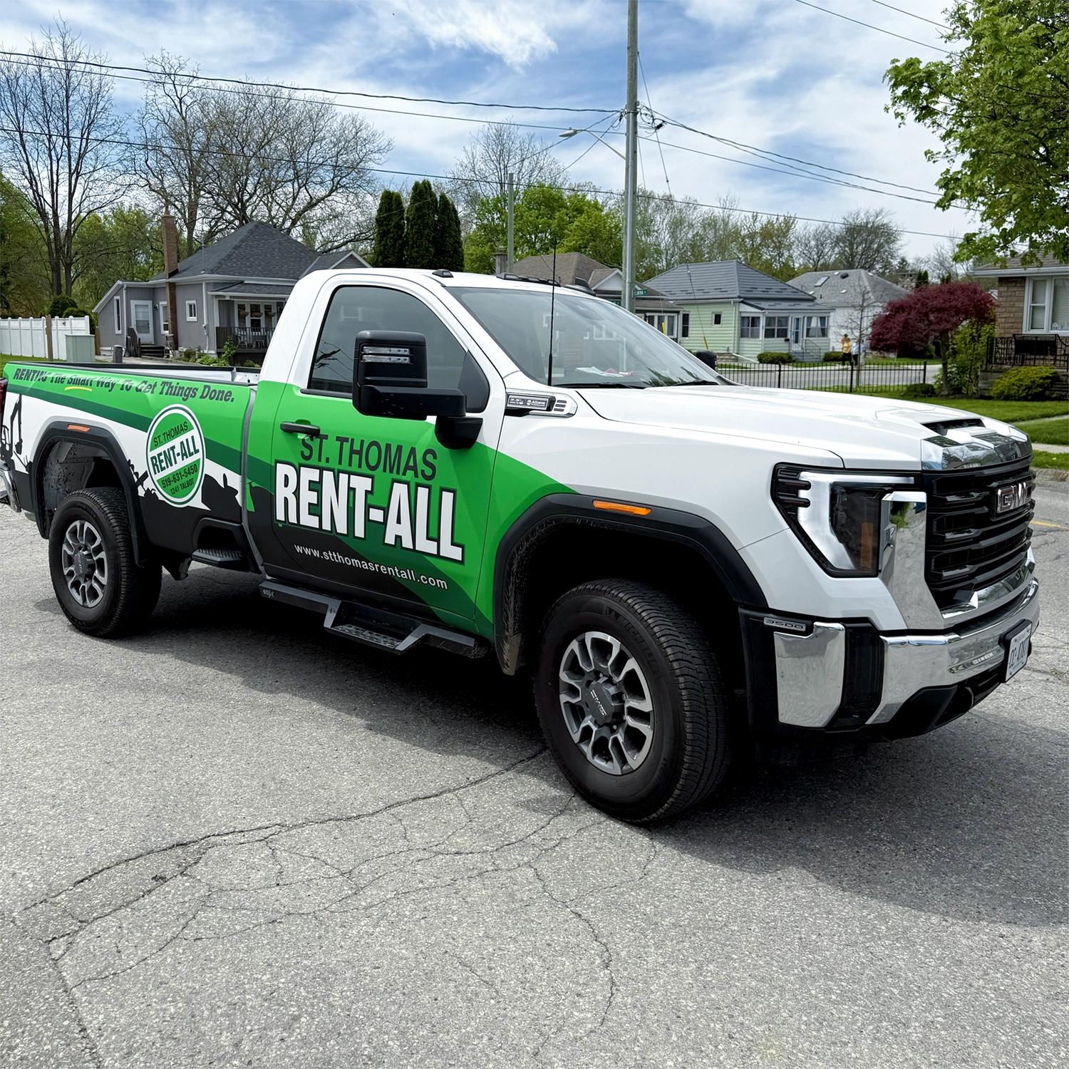 St. Thomas Rent-All Car Wrap | McBain Signs