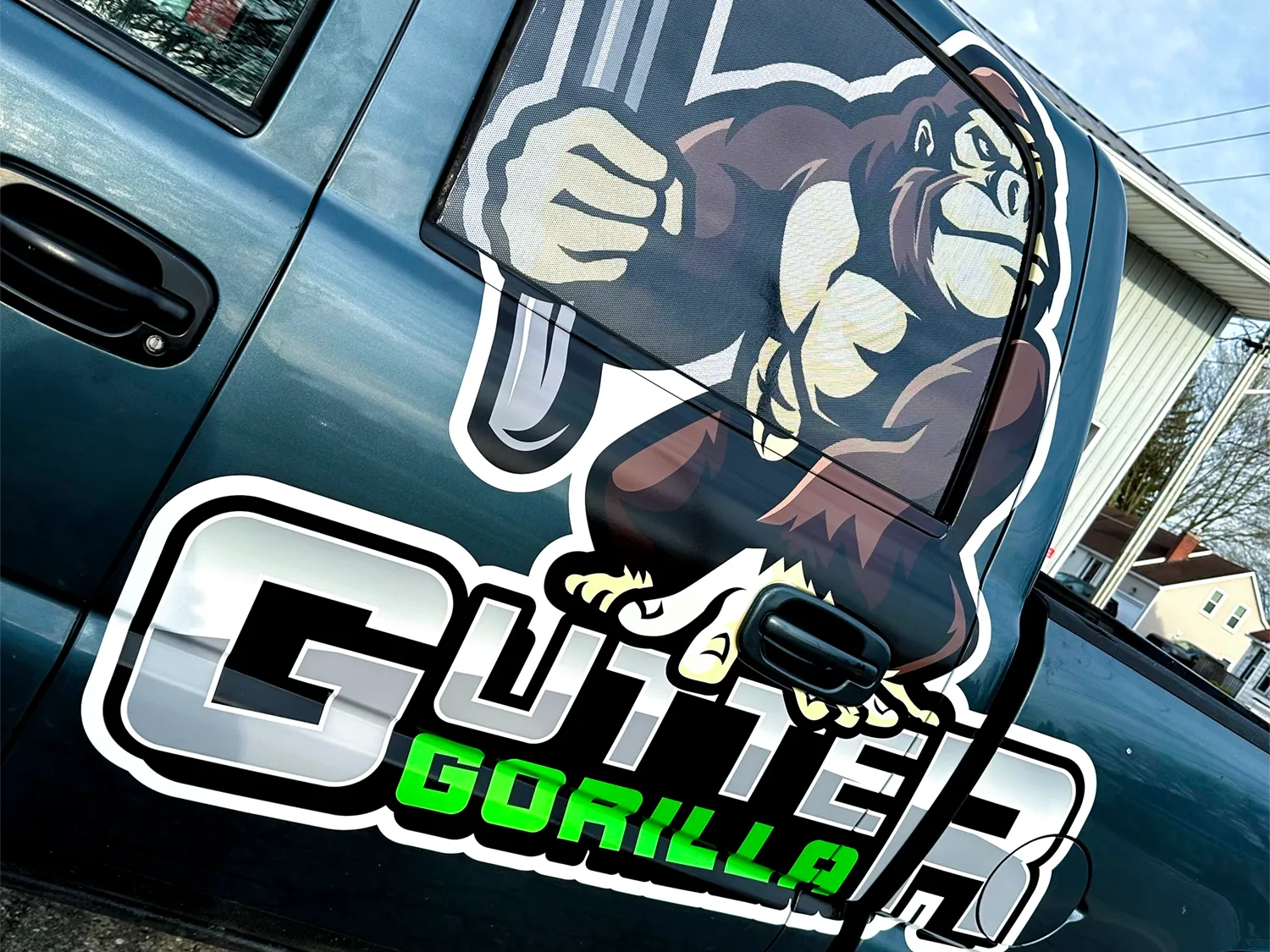 Gutter Gorilla Car Wrap | McBain Signs
