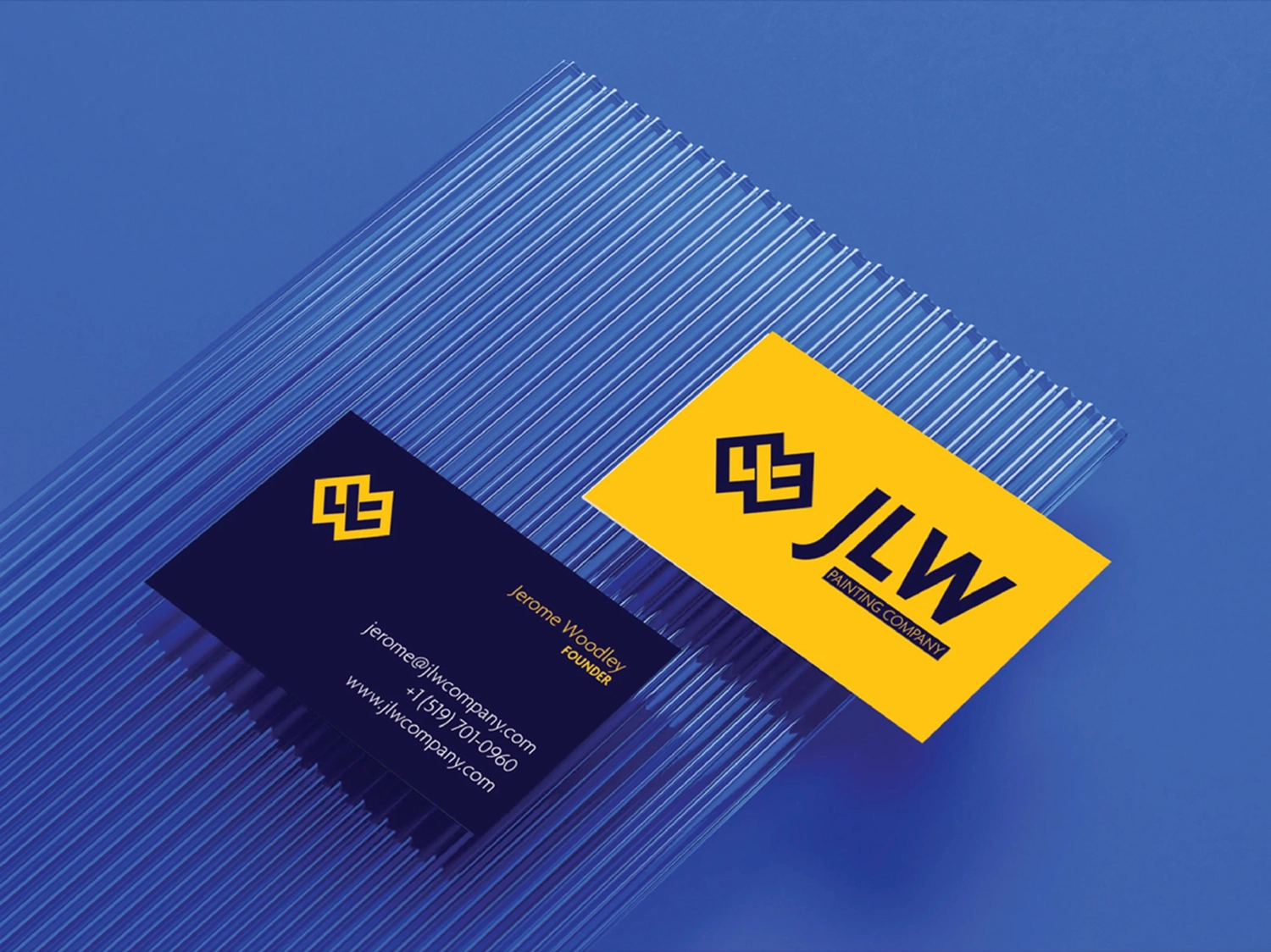 Business Cards | JLW Painting Co Brand by McBain Signs and Graphic Design