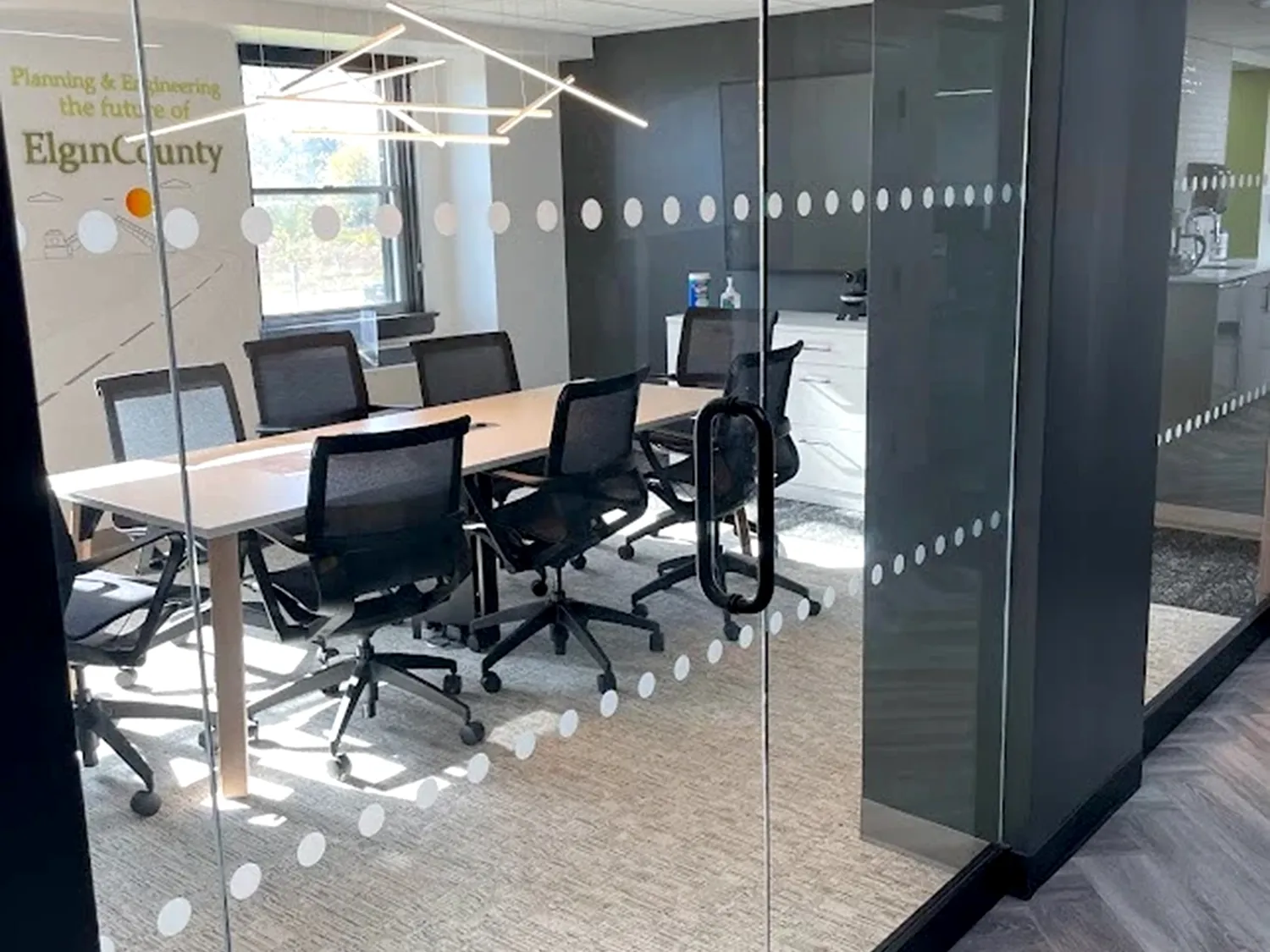 Glass Graphics | Elgin County Office Signage by McBain Signs