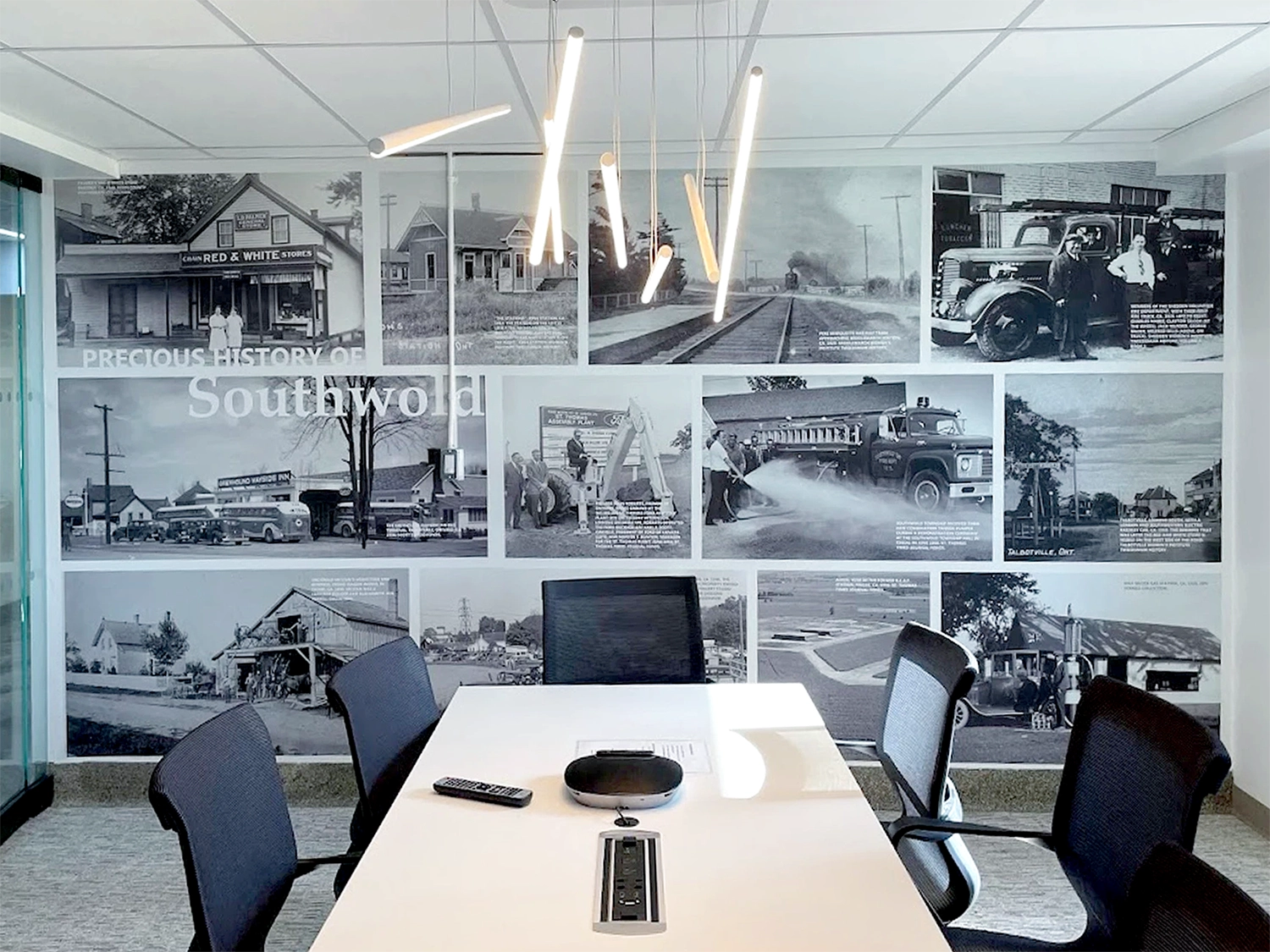Conference Room Wall | Elgin County Office Signage by McBain Signs
