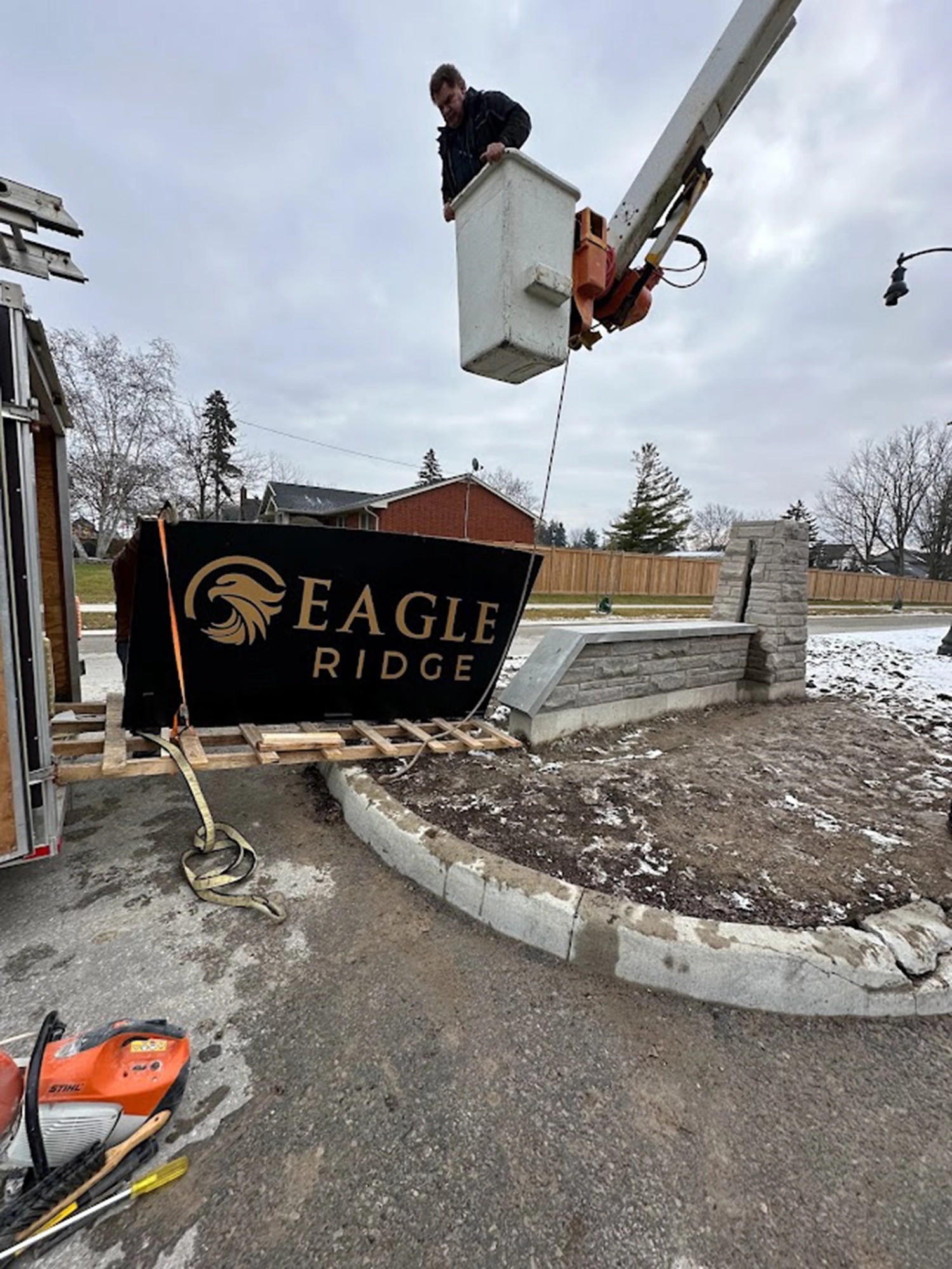 Eagle Ridge Sign | Doug Tarry Homes Signage by McBain Signs