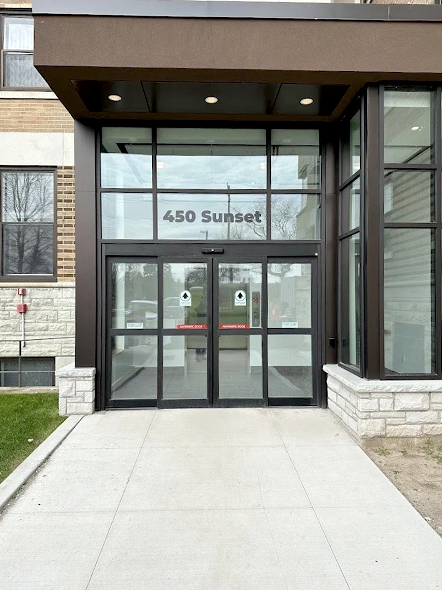 Exterior Address Lettering by McBain Signs