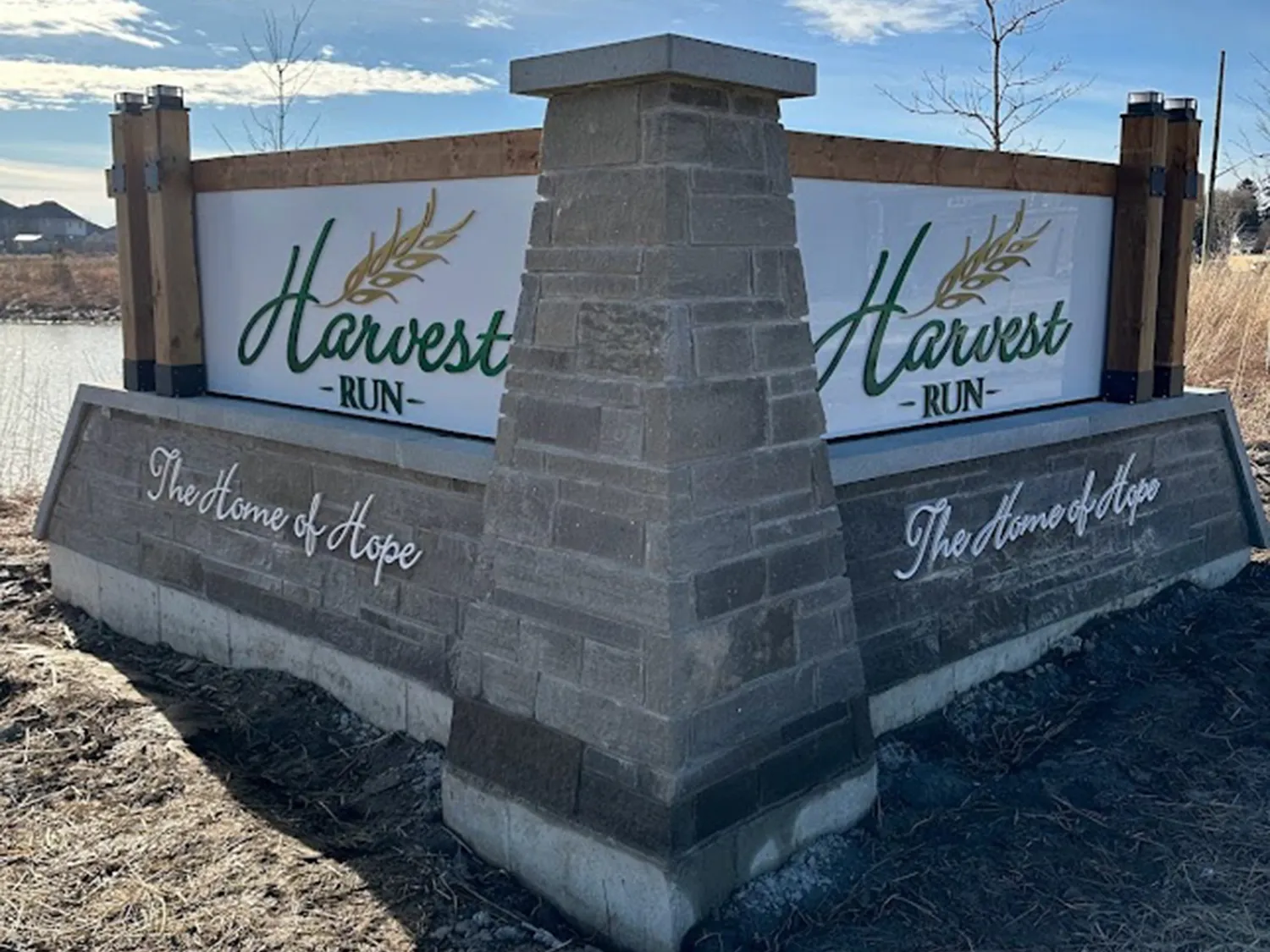 Harvest Run Sing | Doug Tarry Homes Signage by McBain Signs