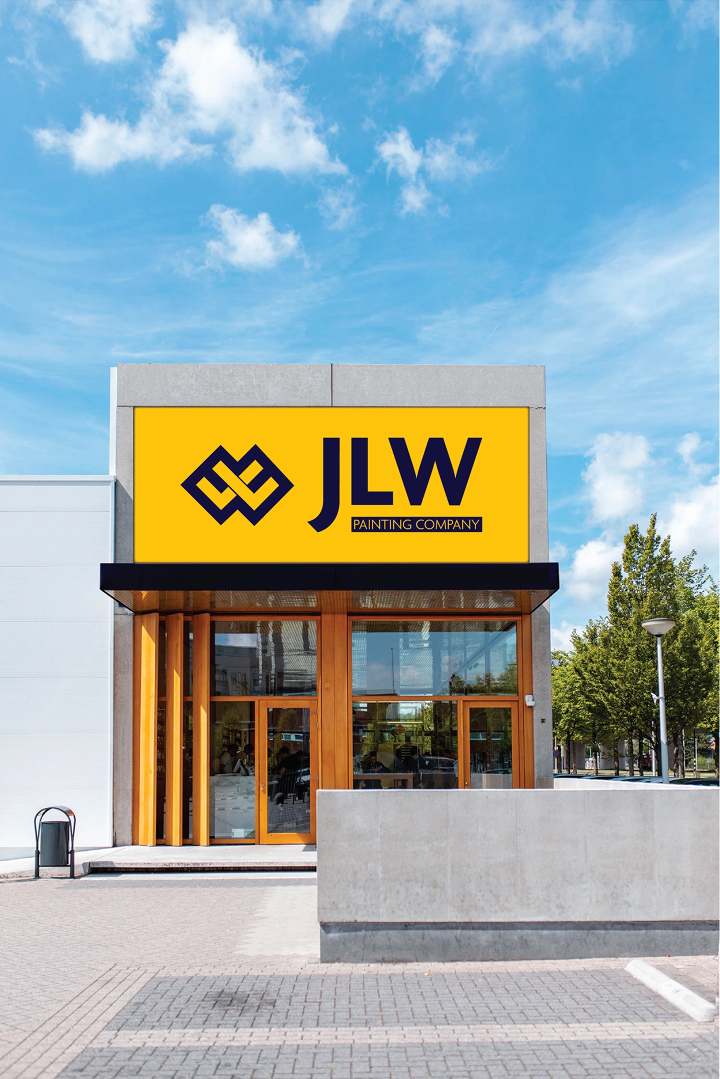 Exterior Signage | JLW Painting Co Brand by McBain Signs and Graphic Design