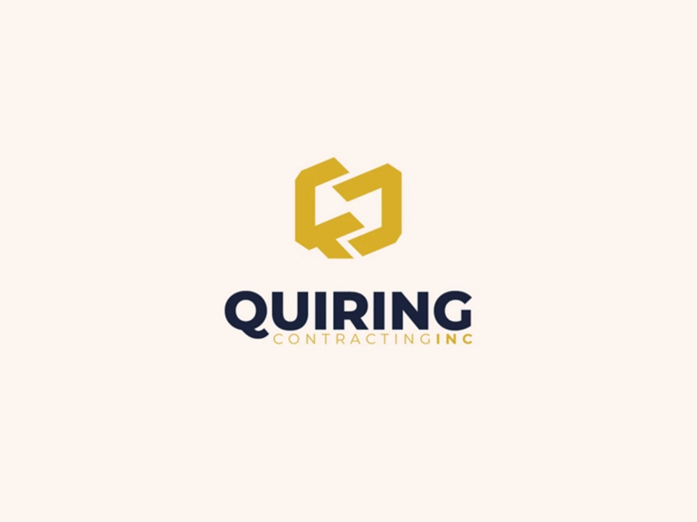 Secondary Logo | Quiring Contracting Branding by McBain Signs