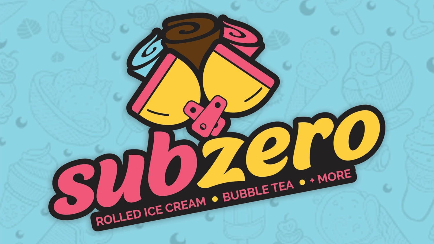 Secondary Logo | Subzero Rolled Ice Cream Branding by McBain Signs and Graphic Design