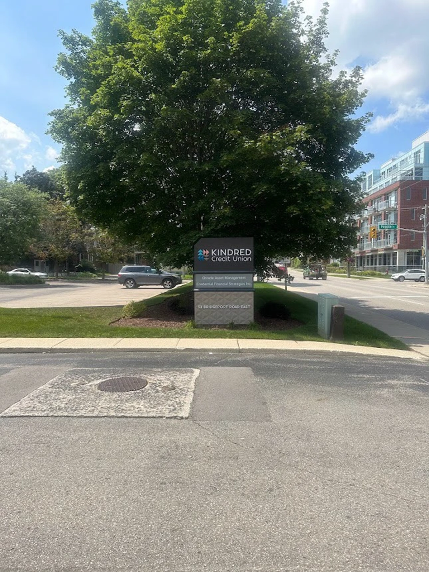 The Area | Kindred Credit Union Pylon Sign by McBain Signs