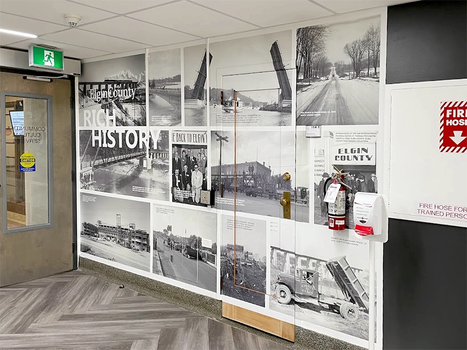 Wall Imagery | Elgin County Office Signage by McBain Signs